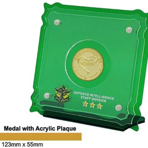 Medal Acrylic Plaques CTSP5041 – Medal with Acrylic Plaque | Trophy Supplier at Clazz Trophy Malaysia