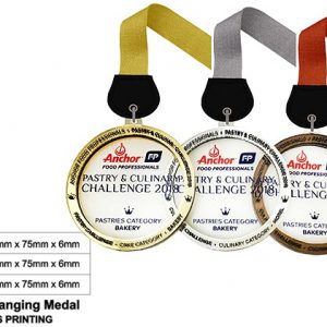 Circle Acrylic Medals CTSP5042 – Acrylic Hanging Medal | Clazz Trophy Supplier Malaysia