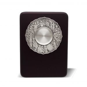 Wooden Pewter Series CTWP7236 – Wooden Plaque With Cultural Dance Pewter Plate | Trophy Supplier at Clazz Trophy Malaysia