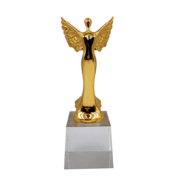 Beauty Pageant Sculpture Trophies CTIMT360G – Golden Beauty Pageant Sculpture | Clazz Trophy Supplier Malaysia