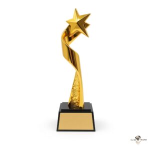 Star Sculpture Trophies Golden Star Trophies CT0012 | Clazz Trophy Supplier Malaysia