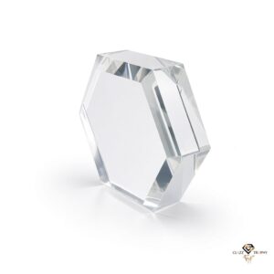 Crystal Paper Weights Hexagonal Crystal Award CT0022 | Clazz Trophy Supplier Malaysia